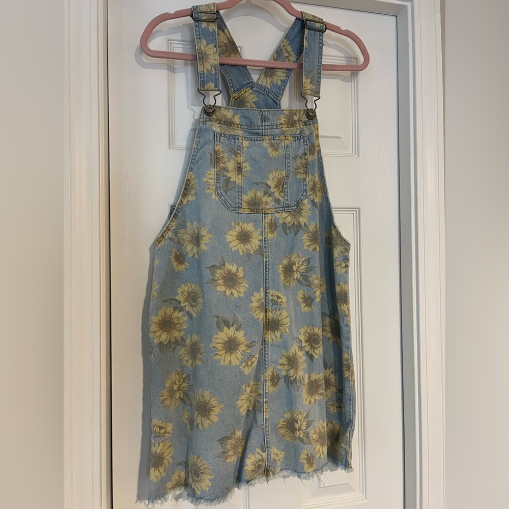 American Eagle Outfitters Blue Floral Denim